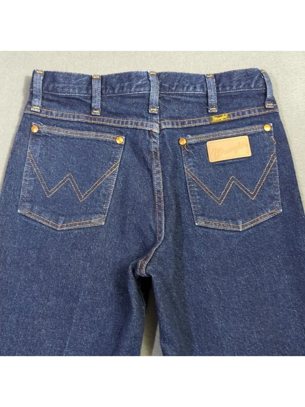 Wrangler VTG USA Jeans Men's 31x34 Fits 29x33 Blue 937STR Slim Fit Cowboy Rodeo